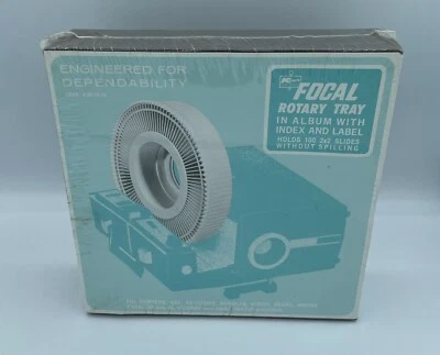 Focal Rotary Tray - 100 Slide Tray for 2 x 2 Slides – New/Sealed - Image 1 of 2