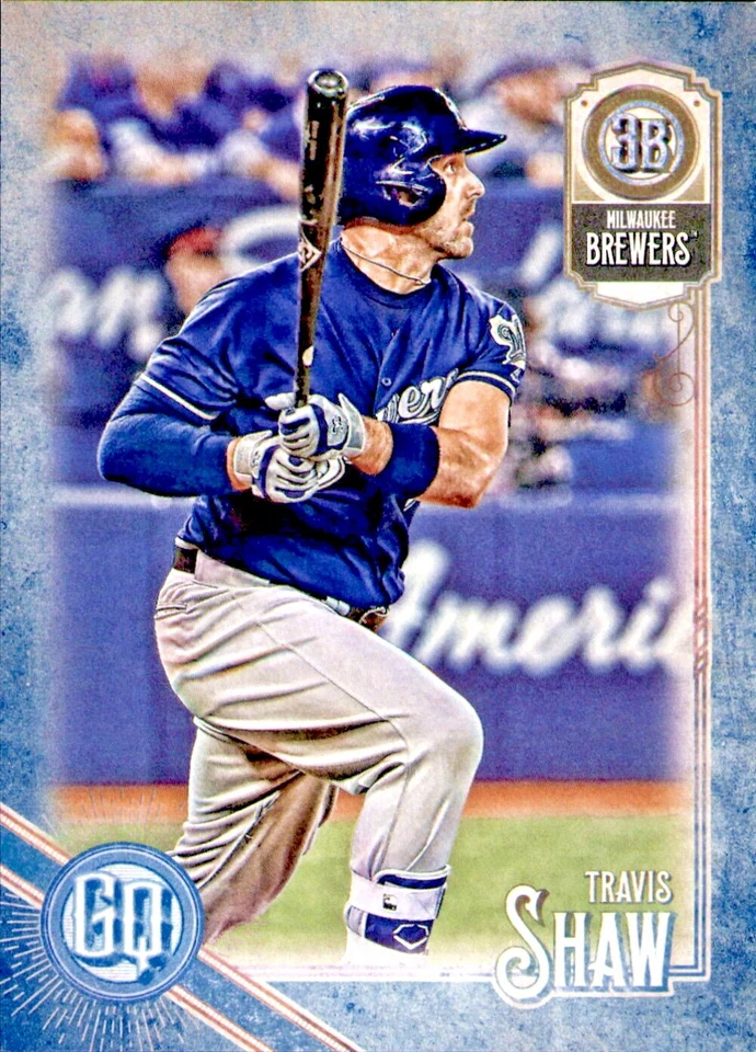 2018 Topps Gypsy Queen Travis Shaw Indigo #154 -/250 - Milwaukee Brewers - Image 1 of 1