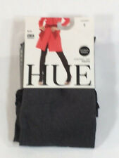 HUE Size 1 Control Top Ultimate Opaque Single Pair Tights - Graphite Heather