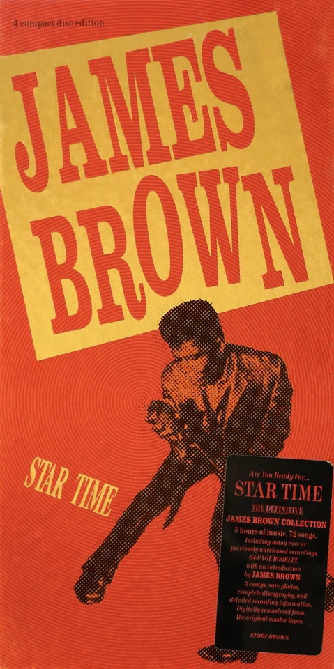 4CD Box Set James Brown - Star Time Long Box Big Box 64 Seiten Booklet us import - Bild 1 von 1