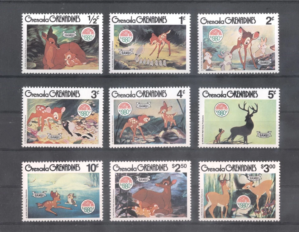 (703345) Disney, Bambi, Deer, Grenada Gren. - Image 1 of 1