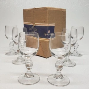 Spiegelau Iris Crystal Liqueur Glasses Set of 6 in Original Box - Picture 1 of 10