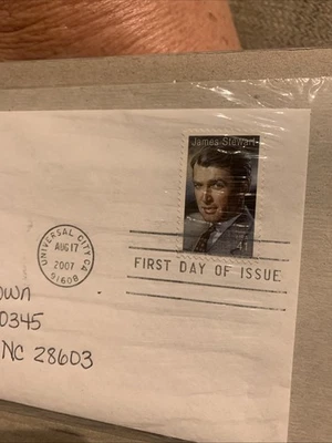 James Stewart First Day of issue stamp Dated August 17, 2007 Postage stamp - Image 1 of 3