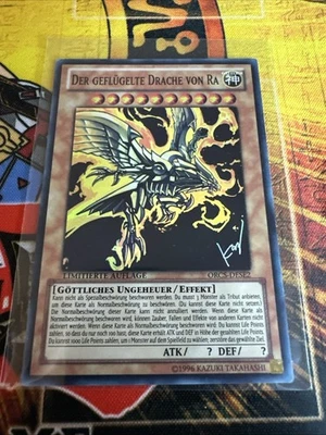 Yu-Gi-Oh! Der Geflügelte Drache von RA Limitierte Auflage ORCS-DESE2 Super Rare - Bild 1 von 2