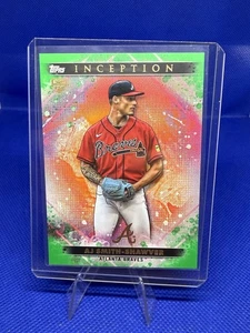 Topps Inception AJ Smith-Shawver 2024 novato verde Atlanta Braves - Imagen 1 de 2