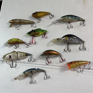 Lot Of 10 Crankbaits - Picture 1 of 12