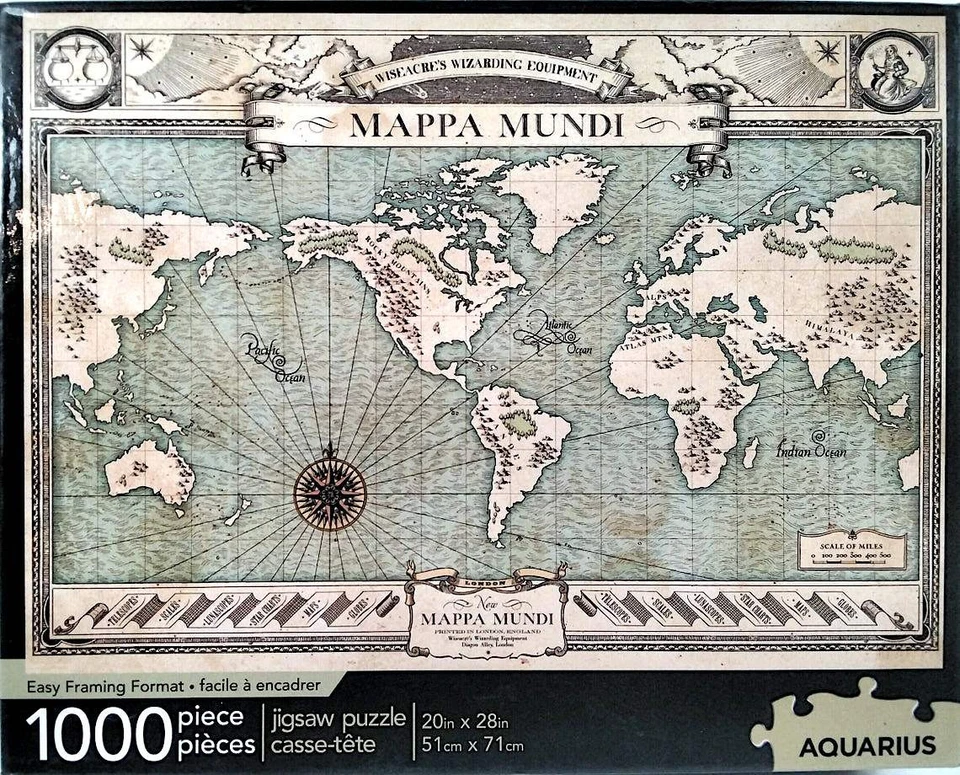 Rompecabezas Acuario Animales Fantásticos Mundi Wiseacre's Equipo Mágico 1000 20X28 Foto 1 de 1