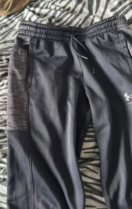 Under Armour Tracksuit Bottoms Small Black/Grey - Picture 1 of 6