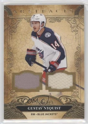 2020-21 Upper Deck Artifacts Material Gold /175 Gustav Nyquist #52 - Image 1 of 2