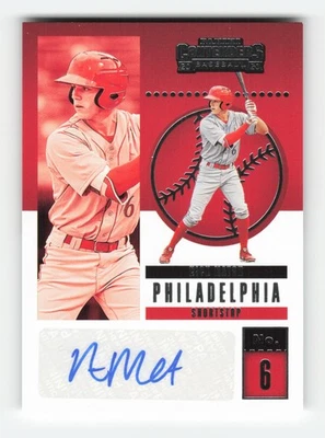 2020 Panini Contenders Autographs #CA-NM Nick Maton NM - Image 1 of 2