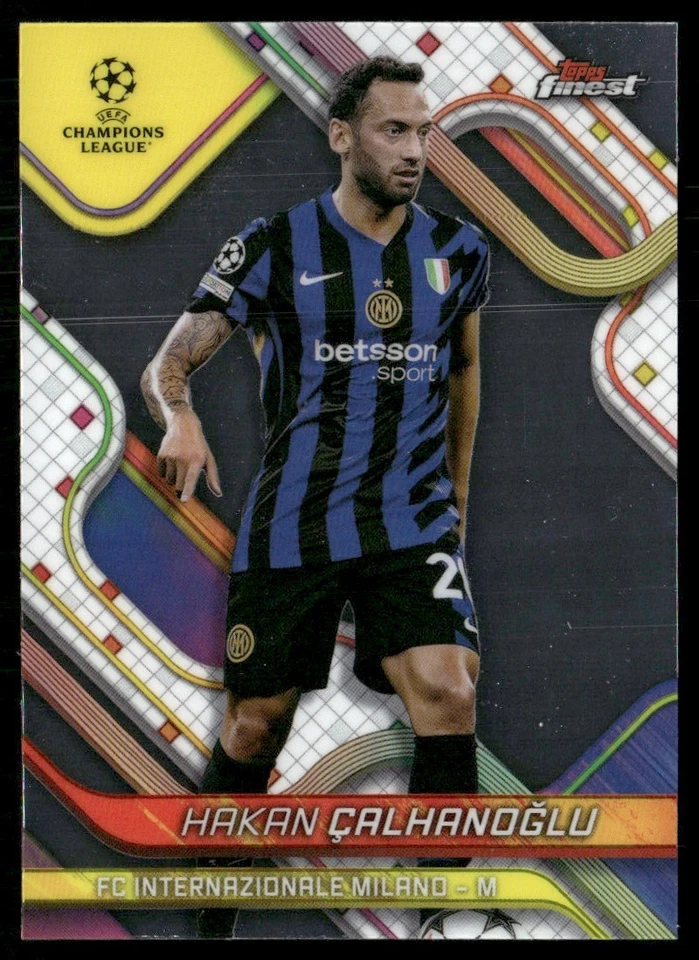 2024 FINEST UEFA CLUB COMPETITIONS HAKAN CALHANOGLU INTER MILAN #61 - Image 1 of 2
