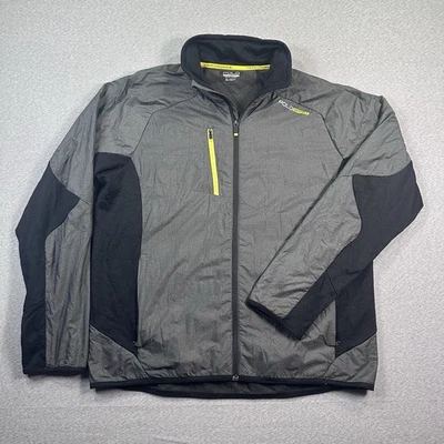 Chaqueta de Pista Polo Sport Ralph Lauren Cremallera Completa Para Hombre XL Negra Gris Rendimiento Foto 1 de 4