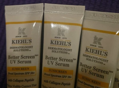 4 qty Kiehl's Better Screen UV Serum 4x 0.5oz = 2 Oz Total SPF 50+  07/2025 NEW - Image 1 of 4