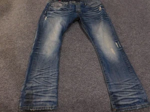 Cult of Individuality Jeans Mens 34x34 Rebel Straight Japanese Selvedge red line - Picture 1 of 21