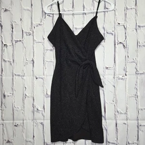 Lily Rose Kleid Gr. XS knielang schwarz Freizeit Cocktail Sequenz ärmellos - Bild 1 von 12