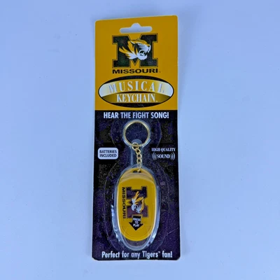Missouri Mizzou Tiger Musical Keychain Plays Mizzou Fight Song - Image 1 of 3