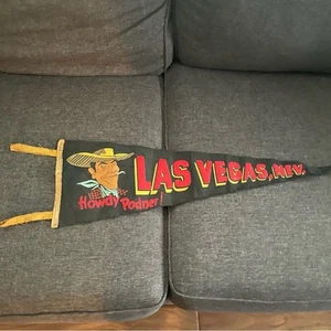 Las Vegas Vintage Howdy Pardner Wimpel - Bild 1 von 5