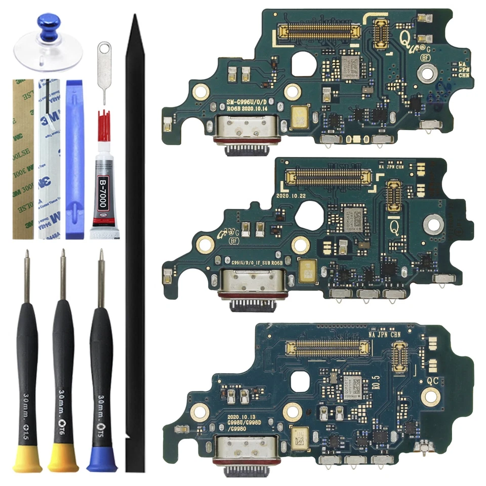 OEM USB Charging Port Board For Samsung Galaxy S21 S21+ S21 Ultra 5G US VERSION - Image 1 of 2