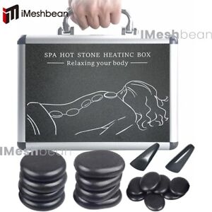 18Pcs Hot Stones Massage Warmer Set Portable Hot Sones Massage Set for Home Spa