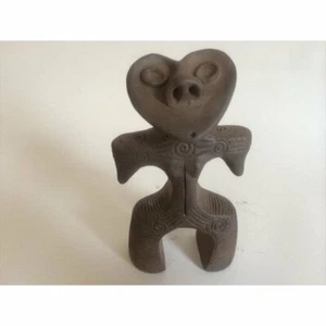 Heart Dogu Jomon replica pottery interior object figure Doll 18cm (7in)Japan - Picture 1 of 2