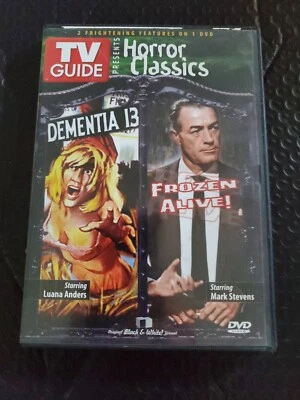 2 Horror Classics Francis Ford Coppola's DEMENTIA 13: FROZEN ALIVE B&W Cult DVD - Image 1 of 4
