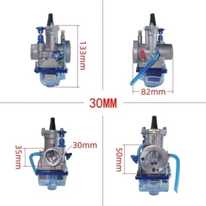 PWK Carburetor 30 Mm Blue 2T 4T For Scooter Dirt Bike ATV 50-350Cc Racing - Picture 1 of 6