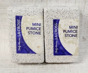 2 x Sally Hansen LA CROSS Mini Pumice Stone For Smooth Feet Pedicure ~ Brand New - Picture 1 of 1