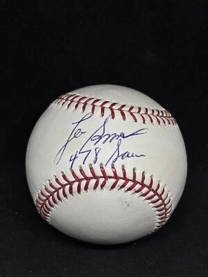 CHICAGO CUBS LEE SMITH SIGNED BASEBALL JSA COA AUTHENTIC AUTOGRAPH HOF FULL NAME - Image 1 of 2