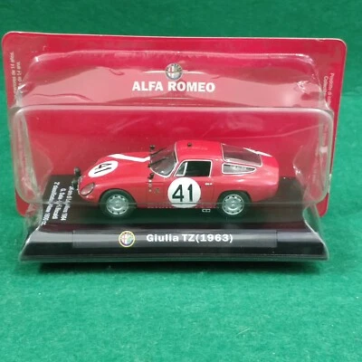 Die cast 1/43 Modellino Collezione ALFA ROMEO GIULIA TZ 1963 24 ORE LE MANS 1964 - Immagine 1 di 4