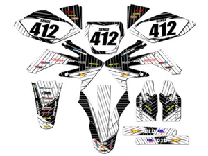 CRF 250 R RACE SERIE 2004-2005 kit de gráficos blanco Senge compatible con Honda - Imagen 1 de 10