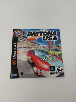 Daytona USA MANUAL ONLY (Sega Dreamcast, 2001) Authentic Instruction Booklet  - Image 1 of 4