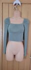 Topshop Green Top Size 8