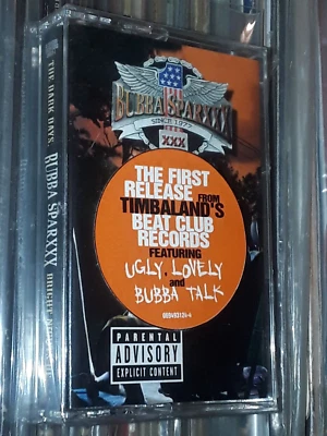 BUBBA SPARXXX DARK DAYS BRIGHT NIGHTS USA CASSETTE TAPE HYPE STICKER SEALED RAP - Image 1 of 4