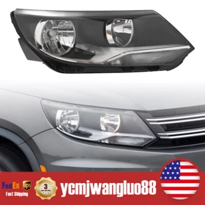 For Volkswagen Tiguan 2012-2017 Right Headlight Halogen Headlight Passenger Side - Picture 1 of 21