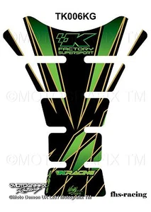 TK006KG , MOTOGRAFIX - Tankpad , Tankprotektor , Kawasaki , Racing  Top Qualität - Picture 1 of 1