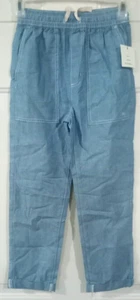 Free Assembly Girls Blue Cream Pants Size M (8) - Picture 1 of 4