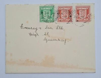 1941 Sark occupation stamps on cover see details - Image 1 of 2