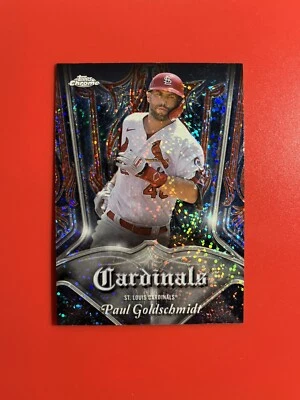 Paul Goldschmidt 2022 Topps Chrome Pinstriped St. Louis Cardinals #P-12 - Image 1 of 2