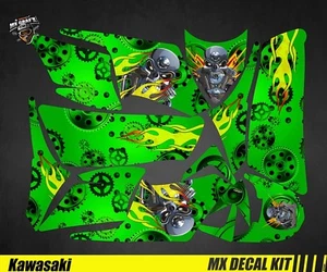 Kit Déco Quad pour / Atv Decal Kit for Kawasaki KFX 700 - MotorSkull - Picture 1 of 1