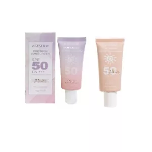 Adorn Premium Sonnencreme & getöntes Sonnenschutzpaket LSF 50 PA+++ 50g je - Bild 1 von 1