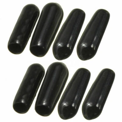 10pcs 3mm Black Rubber Aerial Antenna Caps RC Accessories End Plug Tube Cover - image 1 of 4