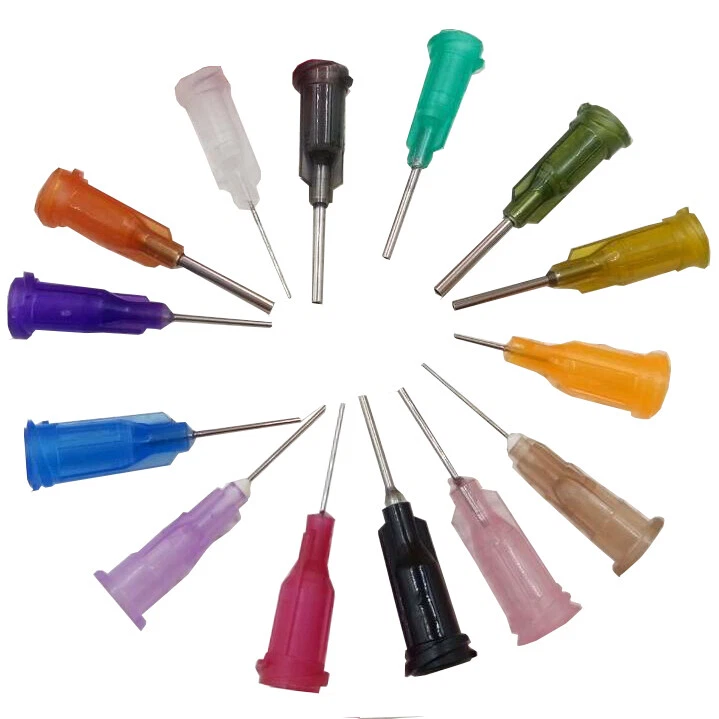 BASETECH 25 Stück Spritzen 14G-30G Nadeln mit stumpfer Spitze für industrielle Abgabespri