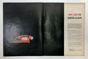 1965 SEARS ROEBUCK AND CO Hotline To Babbo Natale Pubblicità Stampa Vintage - Foto 1 di 8