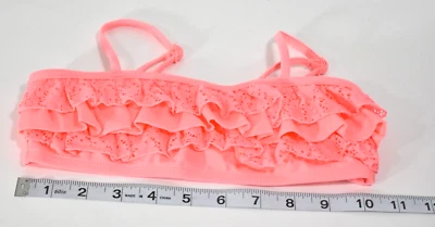 Girls Seafolly Pink Lacy Bikini Top Size  7   NWOT - Image 1 of 3