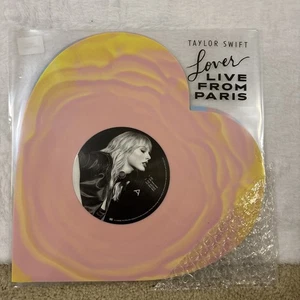 Taylor Swift - Lover Live From Paris Heart Shaped Vinyl - New & Ready to Ship - Picture 1 of 6