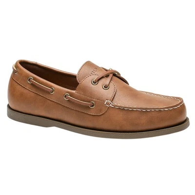 Tommy Hilfiger Men Brazen Two Eye Moc Toe Boat Shoe US 9 EU 42 Brown NIB - Image 1 of 4