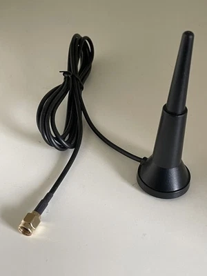 2 (1 pair) Wi-Fi 2.4 /5GHz Magnetic Antenna RP-SMA Internal/External WIFI Router - Image 1 of 2