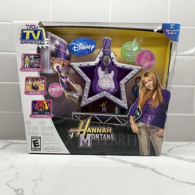 Disney Hannah Montana TV Video Games Plug & Play with Controller 2007 Miley NIB - Image 1 of 4