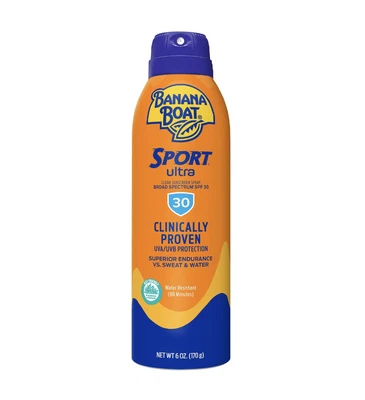 Sonnenspray Sonnnenschutz Sunscreen Wasserfest SPF 30 | BANANA BOAT SPORT 170 g