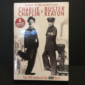 Charlie Chaplin Buster Keaton 4 1920er Filmsammlung DVD 2 Disc Set NEU VERSIEGELT - Bild 1 von 7